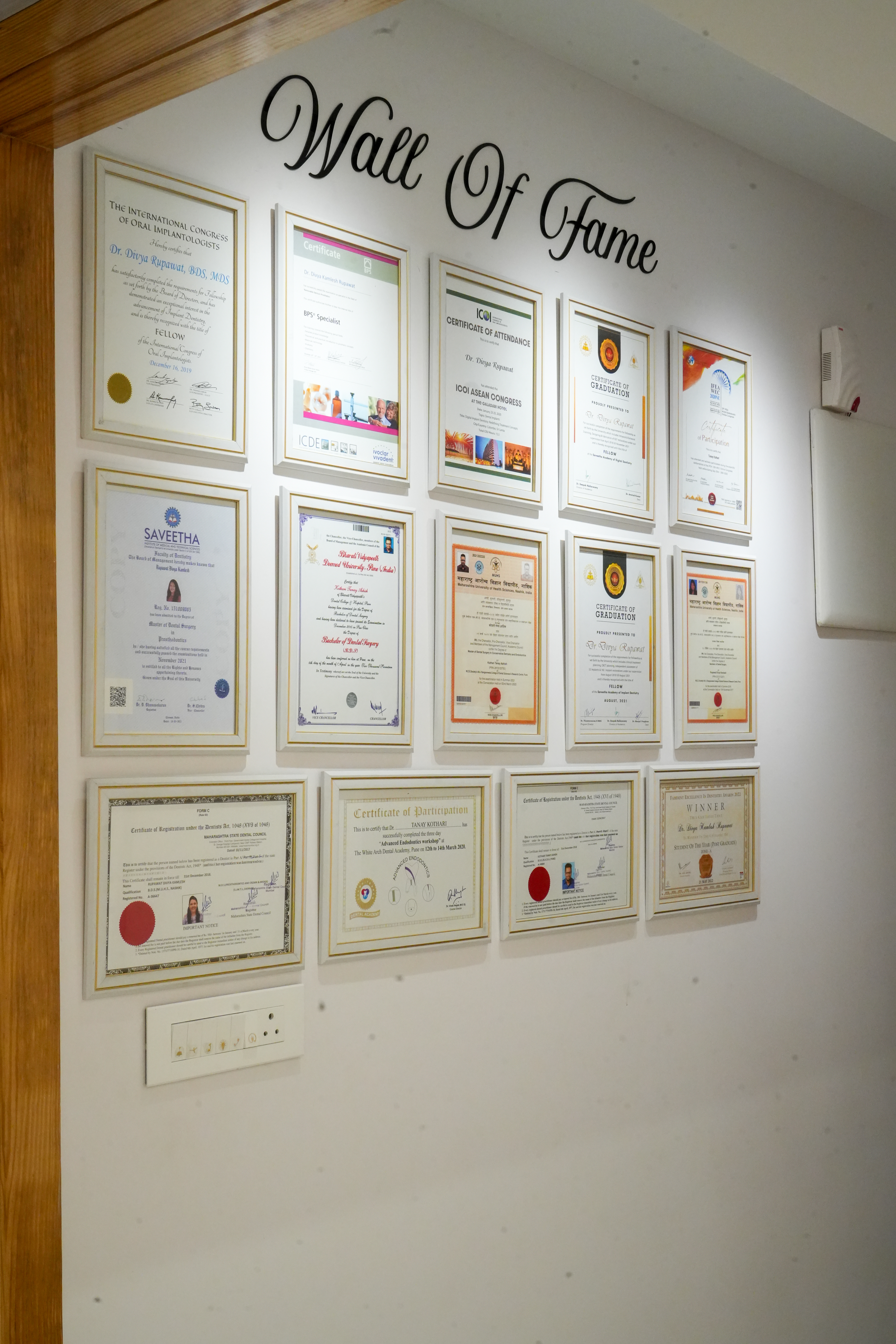 Wall of Fame
